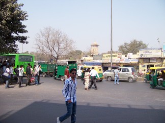 New Delhi Airport Metro Station.