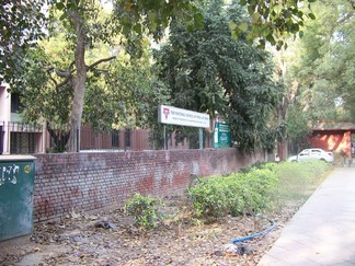 Road to YMCA, New Delhi, India.