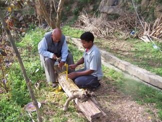 Making Tormas.