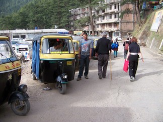Dharamsala 3 Wheeled Cab.