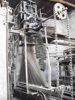 Aurungabad weaving shop, India.