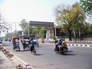 Exploring Delhi.