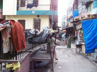 Older Neighborhood, Delhi, India.