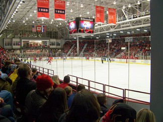 RPI vs Dartmouth Hockey game.