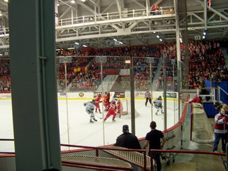 RPI vs Dartmouth Hockey game.