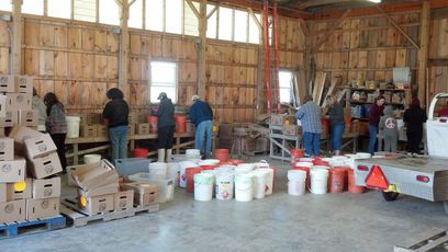 Regional Food Bank Patroon Farm, NY.