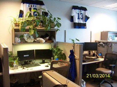 Old cubicle at CommerceHub.