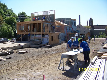 CommerceHub Volunteer Day at Habitat for Humanity.