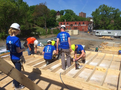 CommerceHub Volunteer Day at Habitat for Humanity.