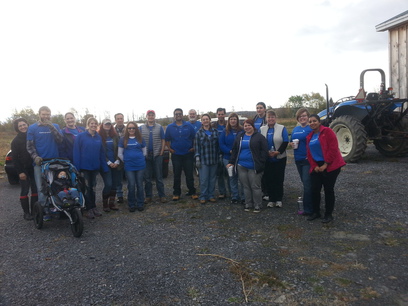 CommerceHub Volunteers, Patroon Land Farm.