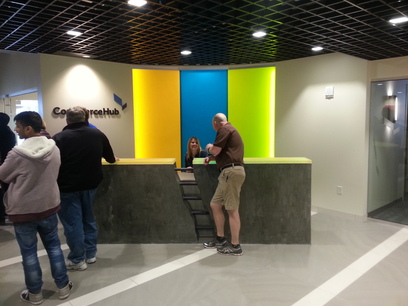 CommerceHub Reception Area.