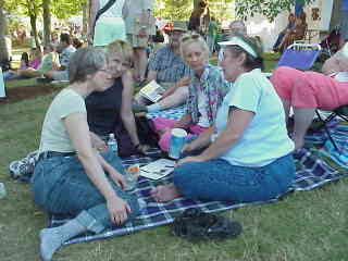 Laurel, Barbara, (Tim), Vicki, and Susan.