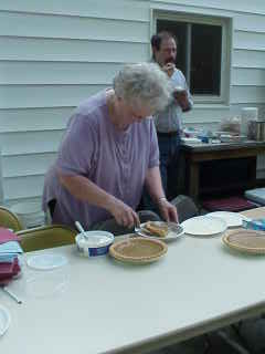 Anne and squash pie.
