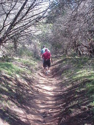 Lama La and ..., Camp El Tesoro Trail.