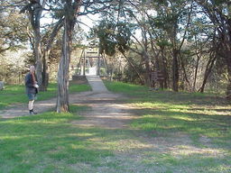 Camp El Tesoro Suspension Bridge.