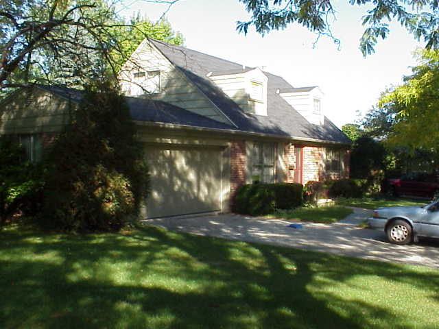 Becky's house in Ann Arbor, MI.