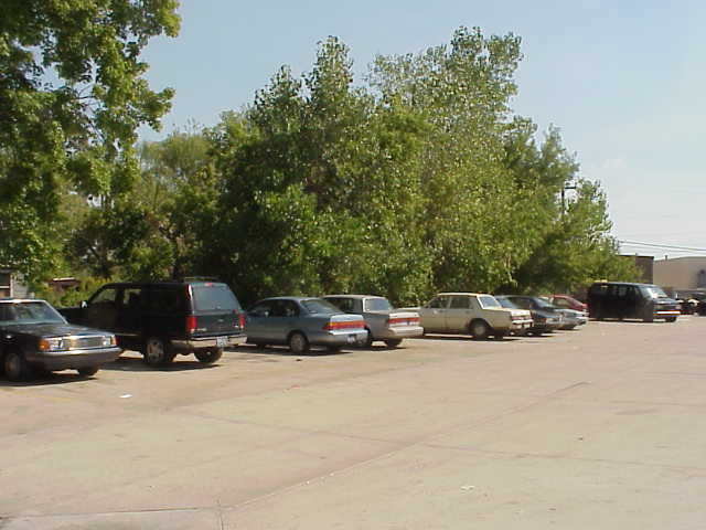 Hi Tech Coatings Parking Lot.