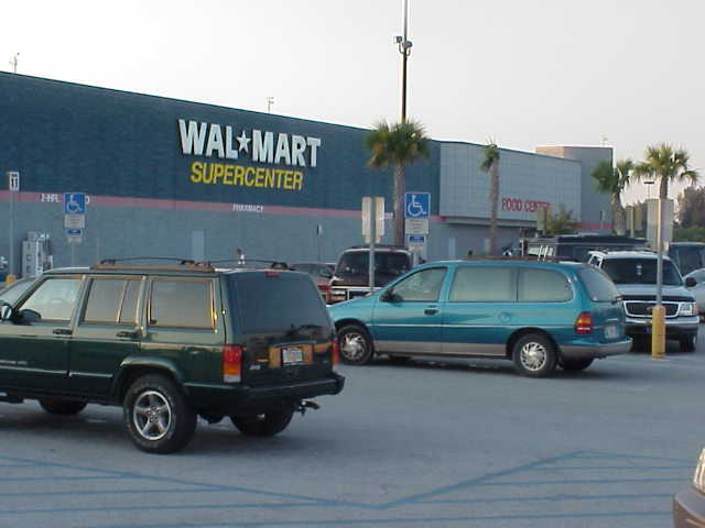 Wal-Mart Center (has food store) in Fort Pierce, FL.