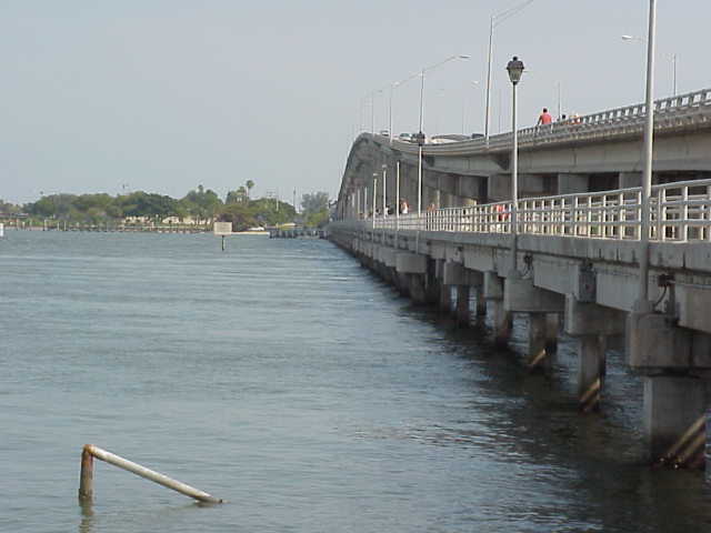 Bridge over the Intercoastal in Fort Pierce, FL.