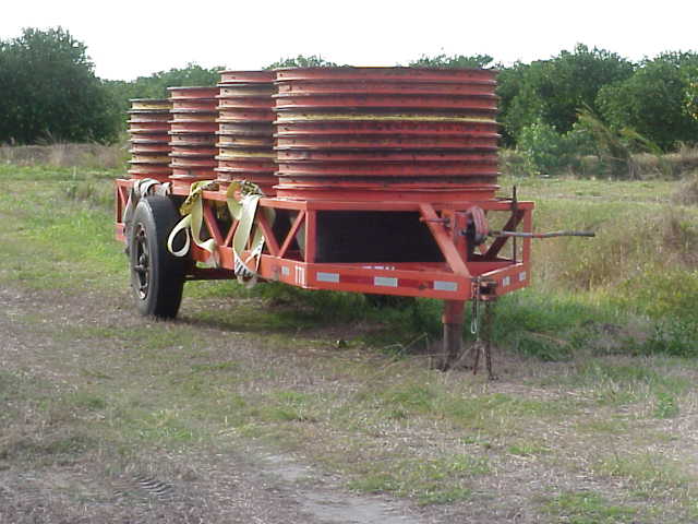 Juice Orange Tub Trailer.