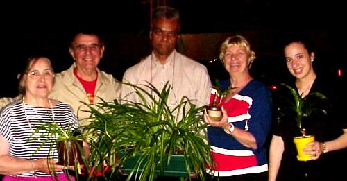 Group and plants.