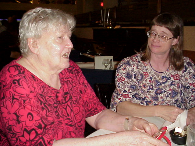 Mom and Barb.