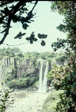 Cheju Doh waterfall.