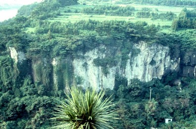 Cheju Doh cliffs.