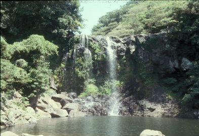 Cheju Doh waterfall.