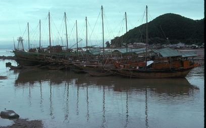 Hong Kong harbor.