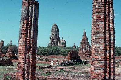 Ayuthaya ruins.