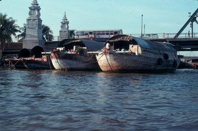 Rice barge.