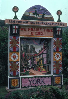 Ashford Well Dressing, Derbyshire