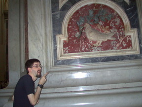 Jay at Saint Peter's Basilica.