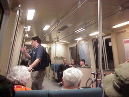 BART interior.