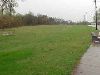 Other side of street.