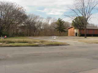 Episcopal Mission parking lot.