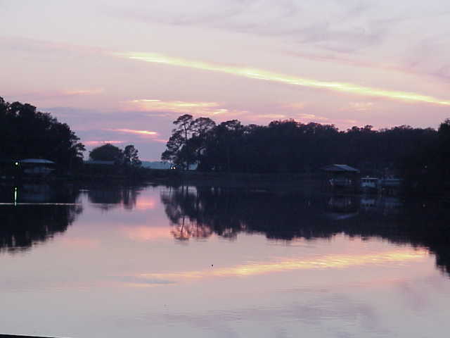 Lake in Panama City, FL.