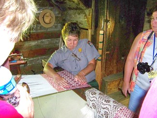 Historic Marbry Mill, weaving.