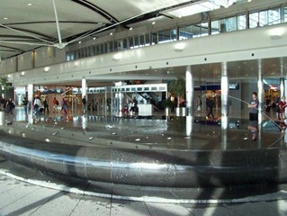 Fountain, Detroit Airport.