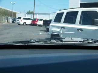 Cracked Windshield.
