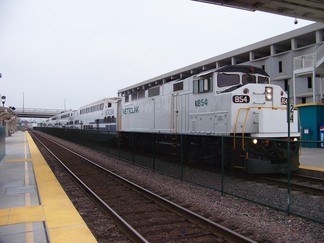 Metro-link train.