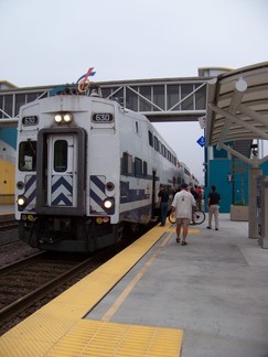 Metro-link train.