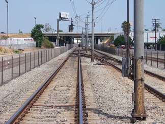 Blue Line Tracks.