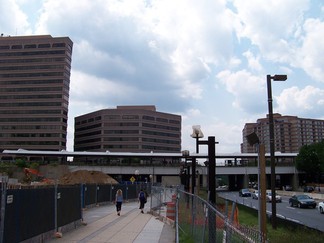 Silver Spring Metro Stop.