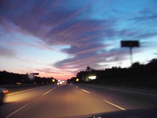 Sunrise in South Carolina.