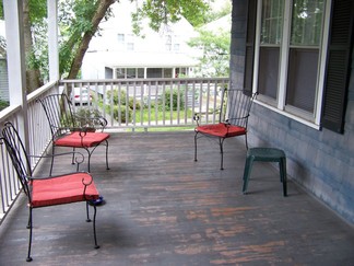 2nd Floor front porch, Edison Avenue, Albany, NY.