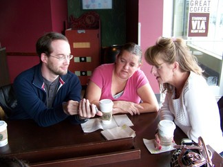 David, Nina's mom and Aunt Cathy.
