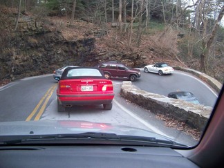W Street down Signal Mtn, TN.