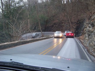 W Street down Signal Mtn, TN.